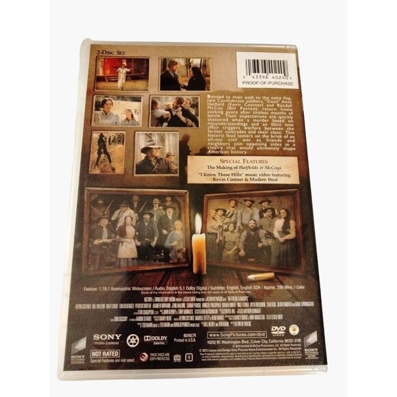 Hatfields And McCoys DVD 2012 2 Disc Set  Costner Paxton - Picture 2 of 6